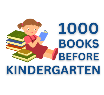 1000 Books before Kindergarten graphic icon